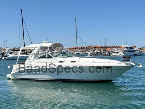 Sea Ray 365 Sundancer anmeldelser og tekniske specifikationer